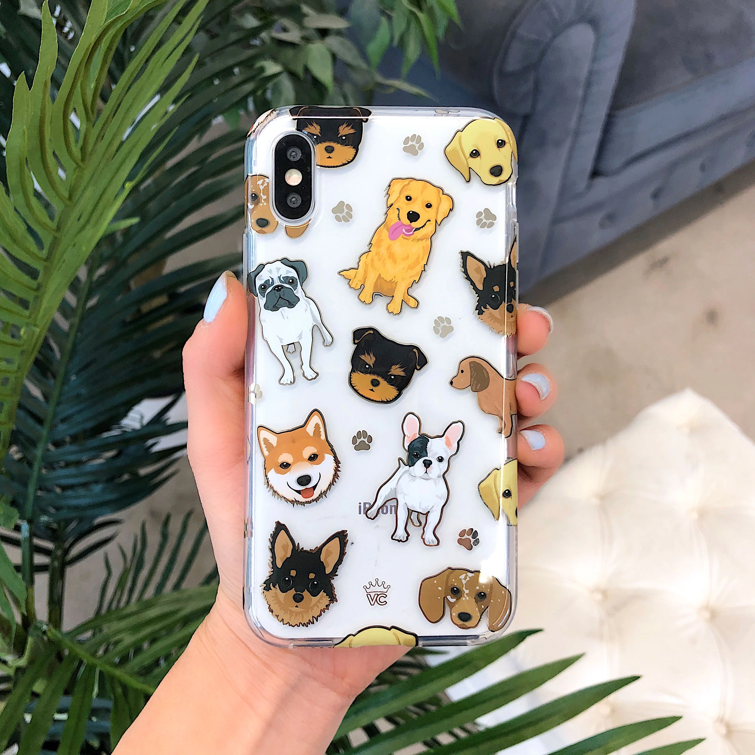Dog Clear iPhone Case - Image 33