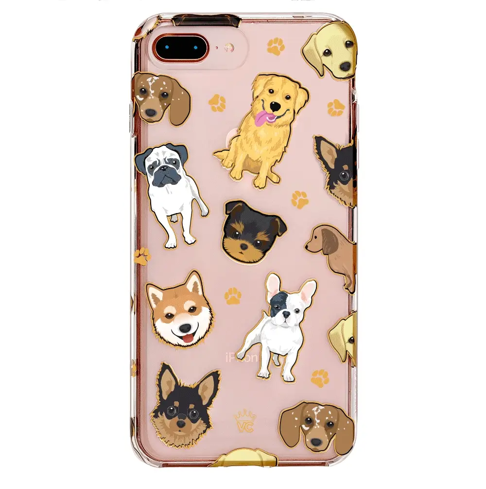 Dog Clear iPhone Case - Image 41