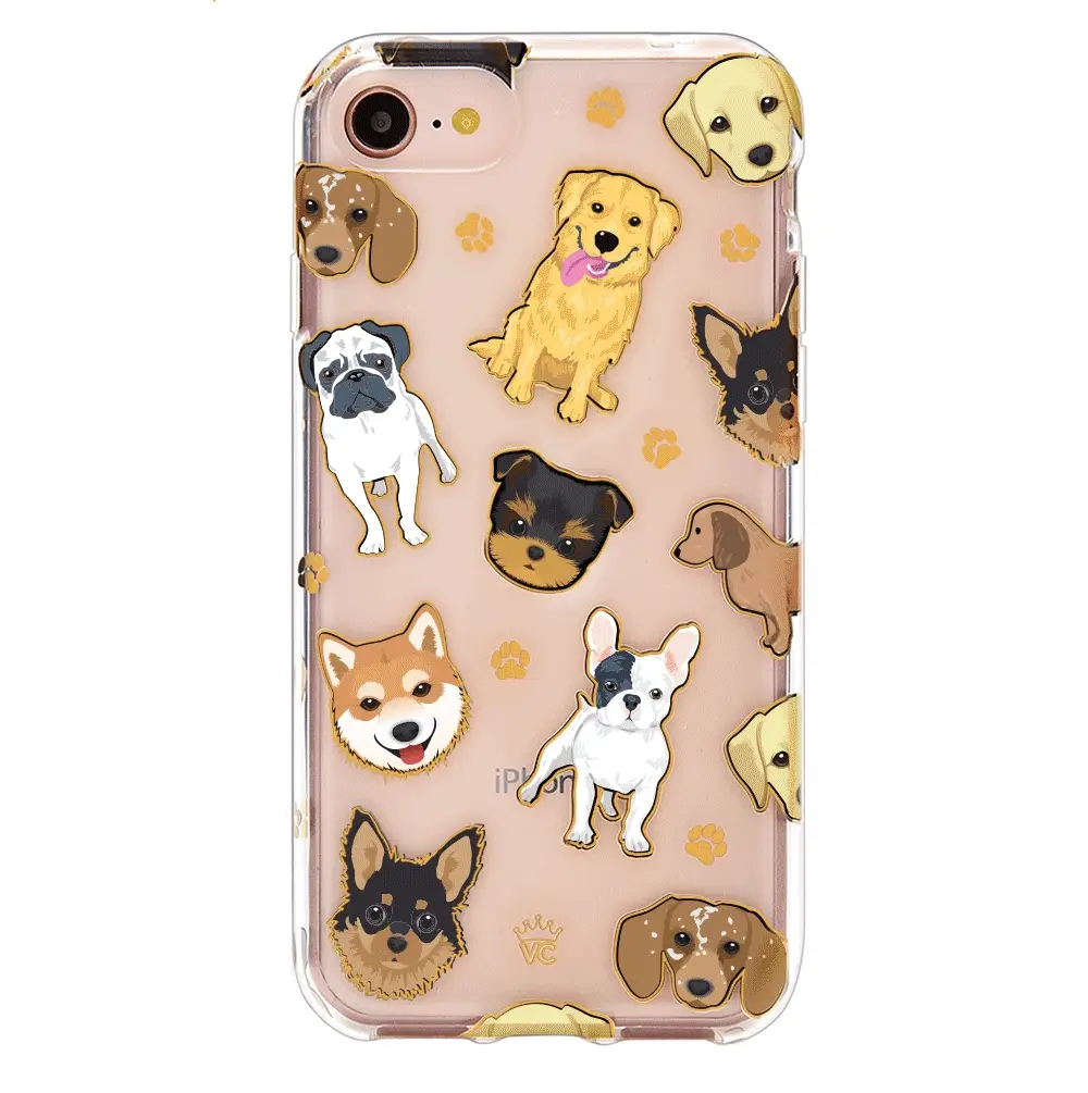 Dog Clear iPhone Case - Image 47
