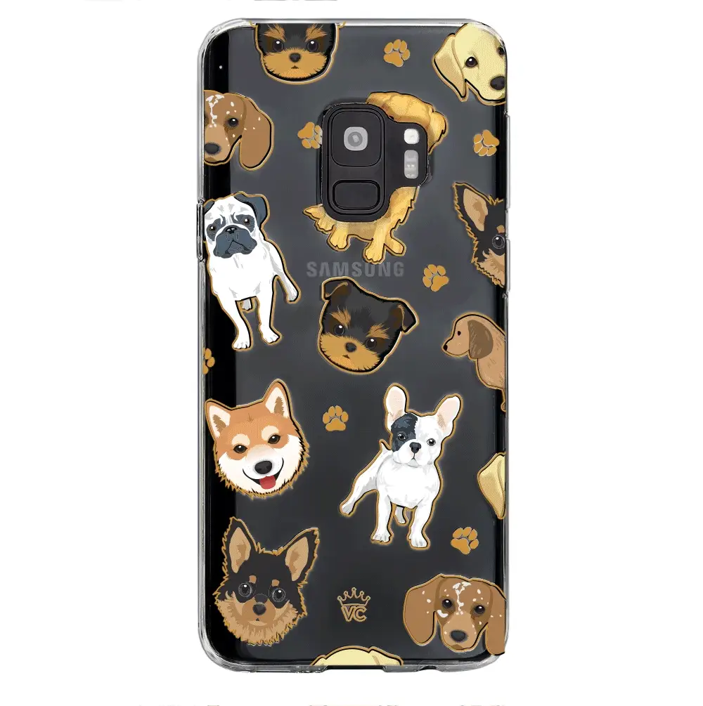 Dog Clear Samsung Galaxy Case - Image 11