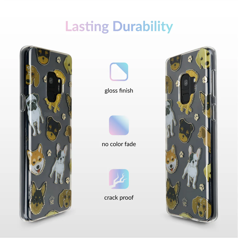Dog Clear Samsung Galaxy Case - Image 15