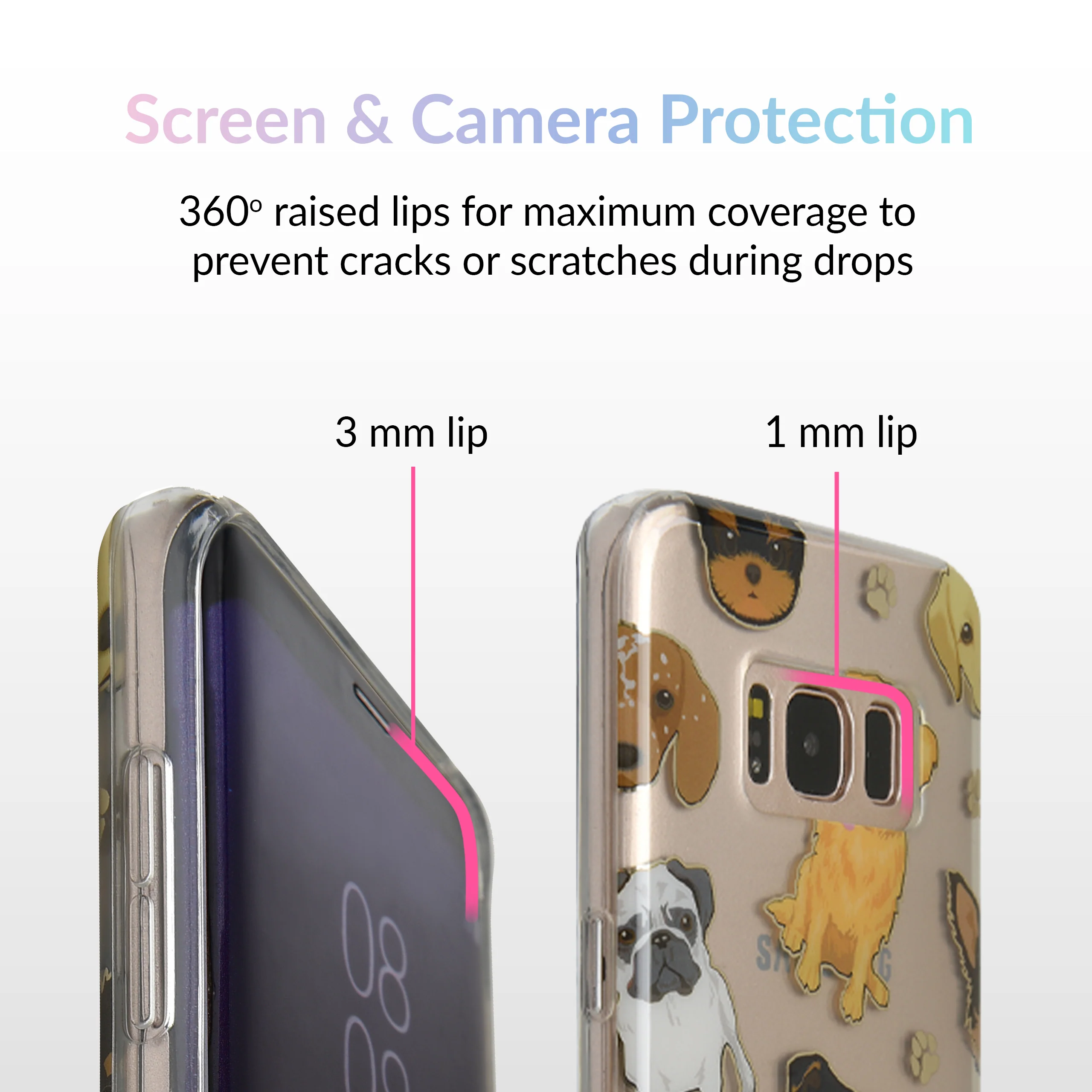 Dog Clear Samsung Galaxy Case - Image 8