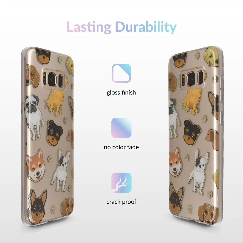 Dog Clear Samsung Galaxy Case - Image 9