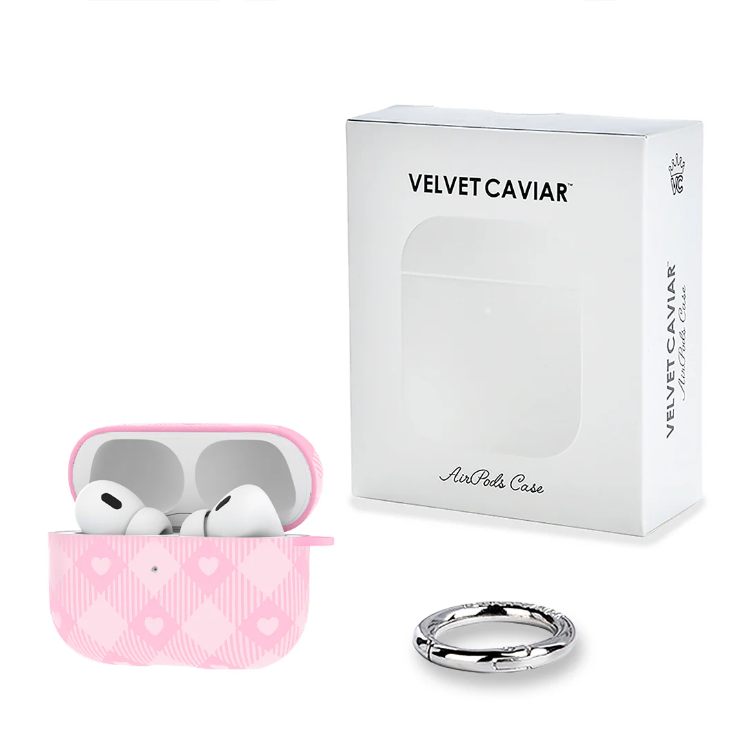 Dolly Pink Gingham AirPod Case - Image 10