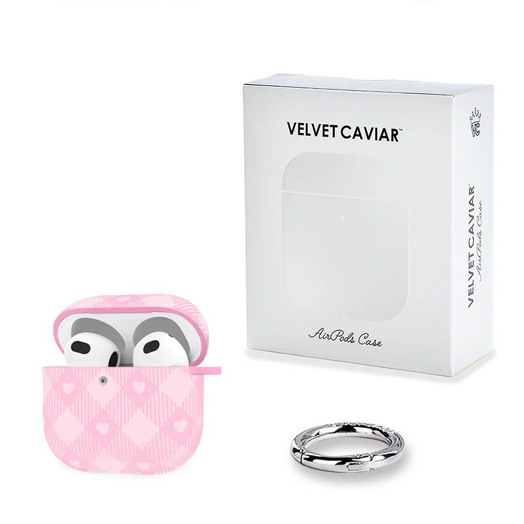 Dolly Pink Gingham AirPod Case - Image 20