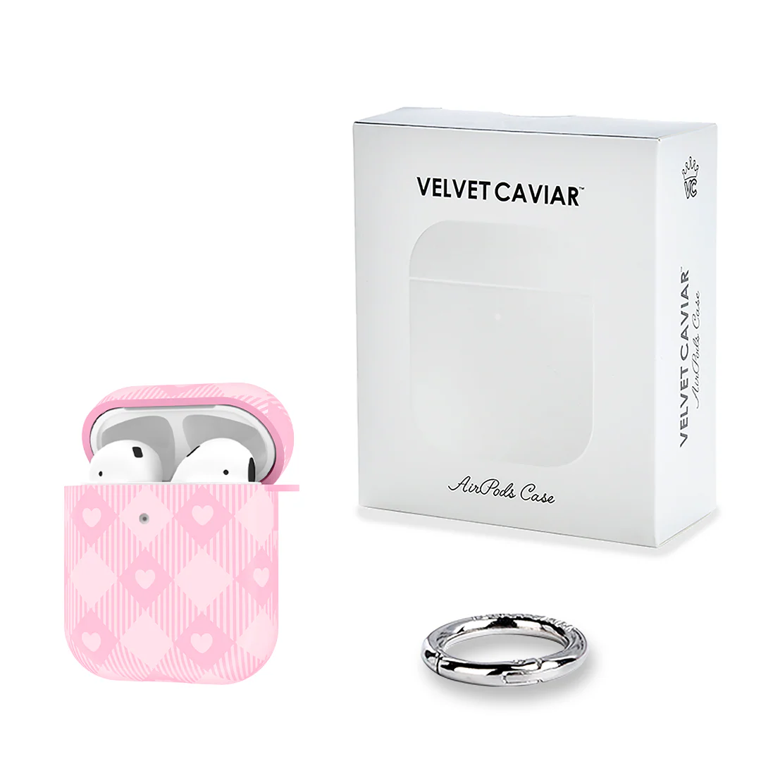 Dolly Pink Gingham AirPod Case - Image 5