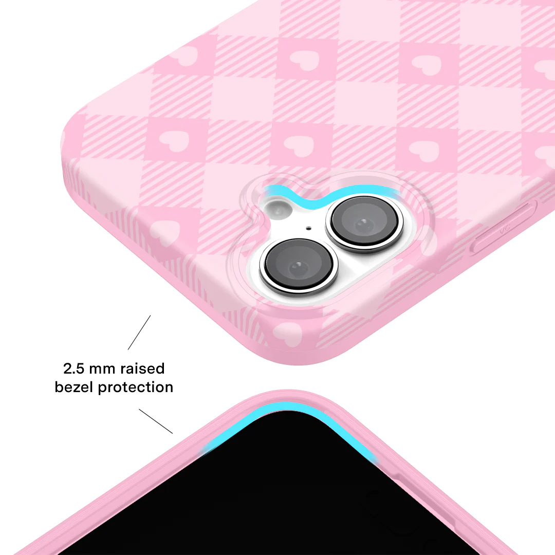 Dolly Pink Gingham iPhone Case - Image 17