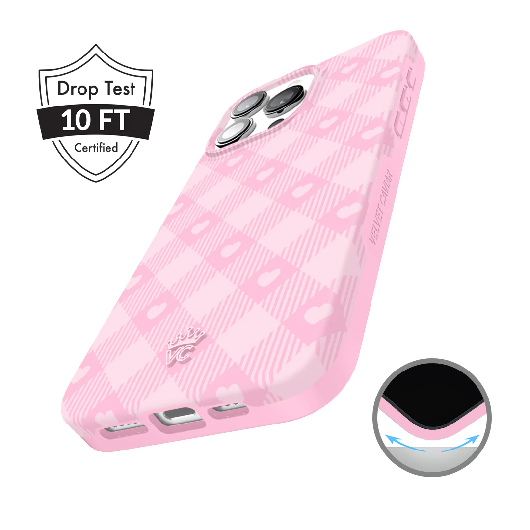 Dolly Pink Gingham iPhone Case - Image 29