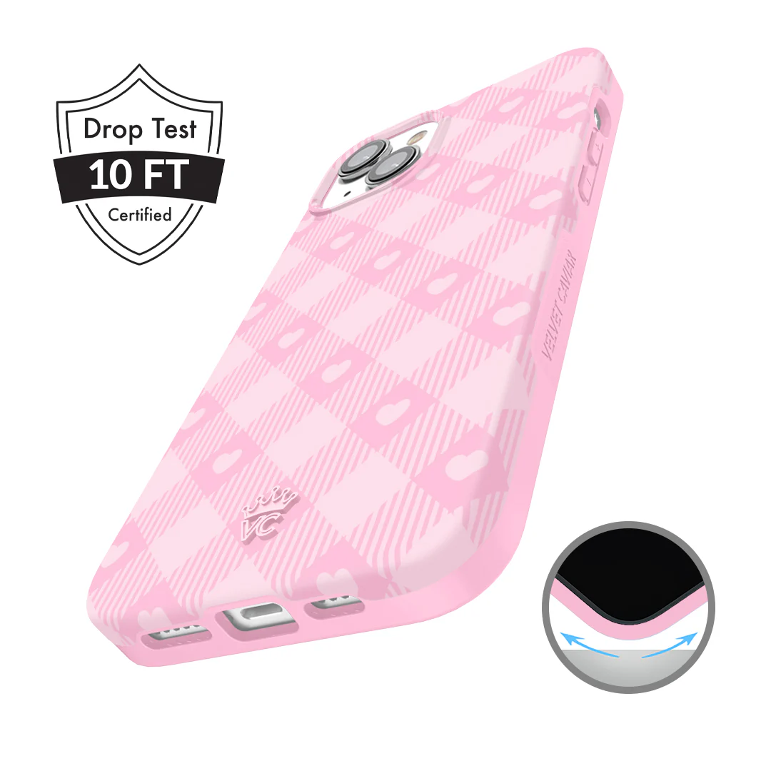 Dolly Pink Gingham iPhone Case - Image 39