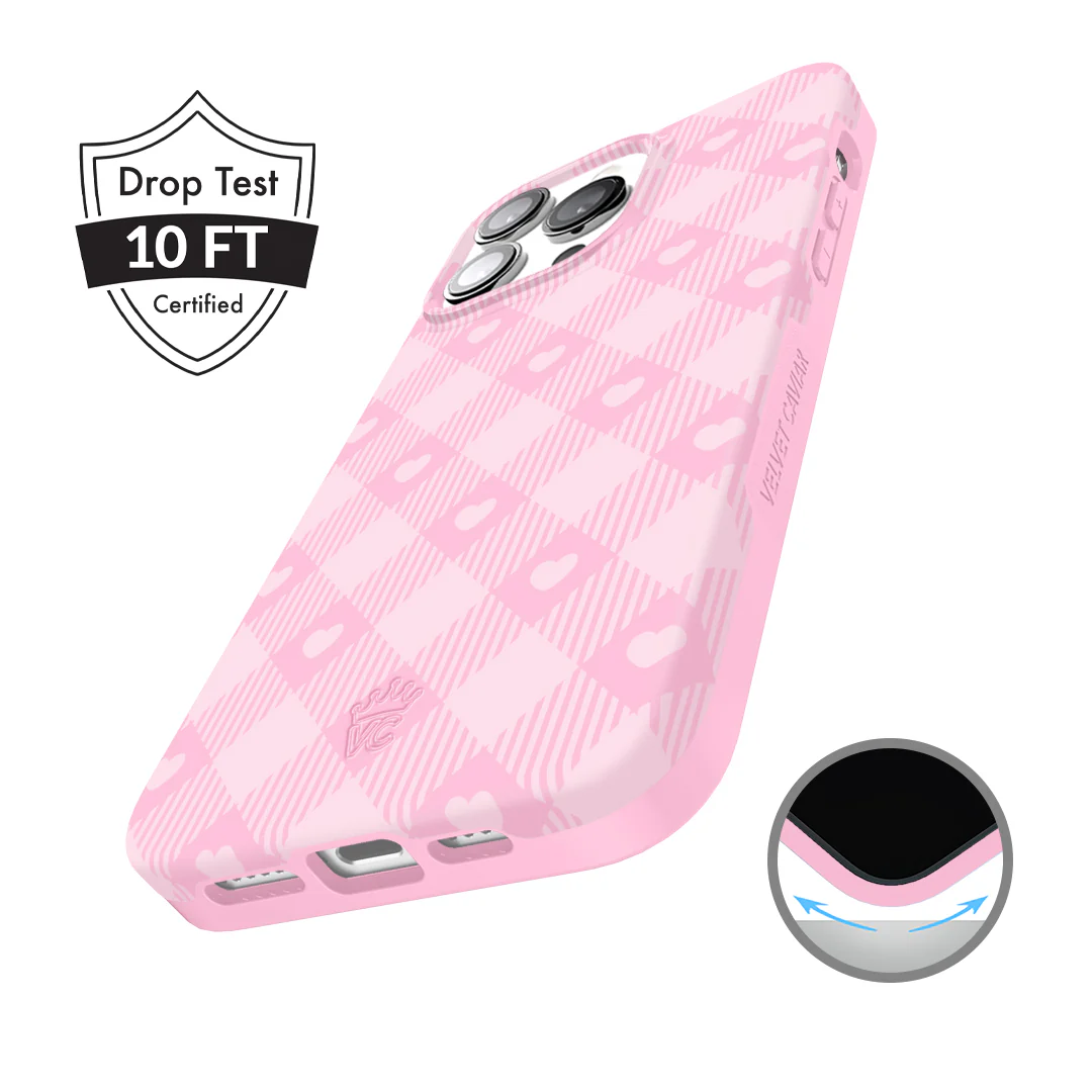 Dolly Pink Gingham iPhone Case - Image 49