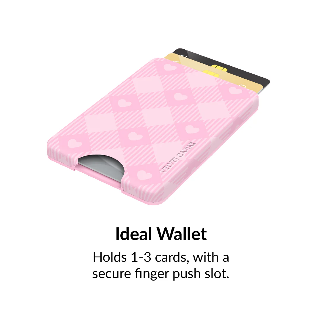 Dolly Pink Gingham MagSafe Wallet - Image 3