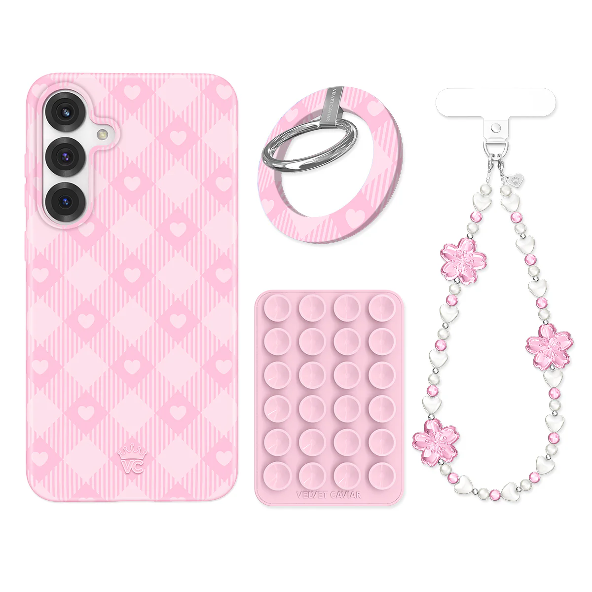 Dolly Pink Gingham Samsung Bundle Set - Image 2