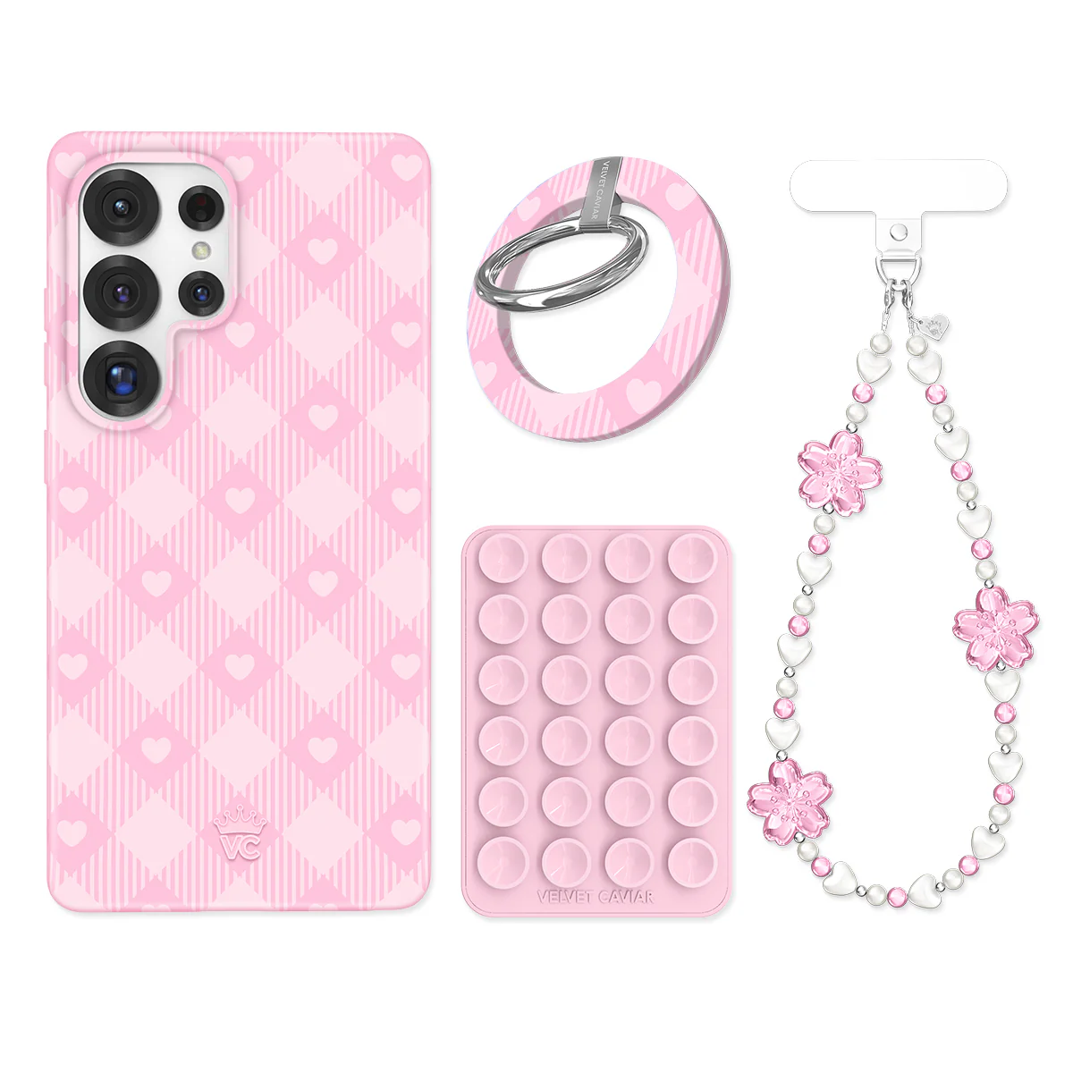 Dolly Pink Gingham Samsung Bundle Set - Image 3