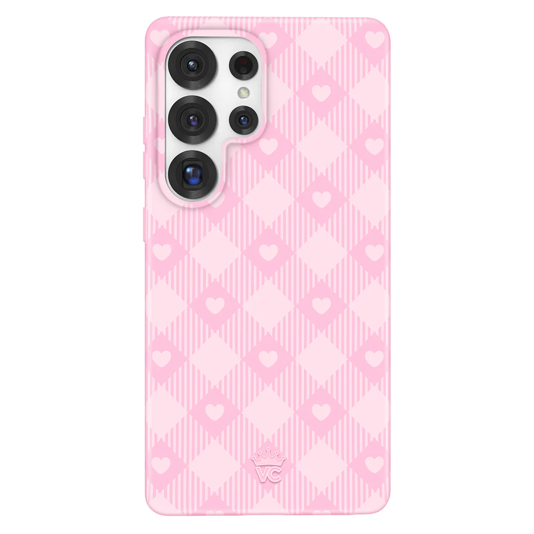 Dolly Pink Gingham Samsung Case - Image 11