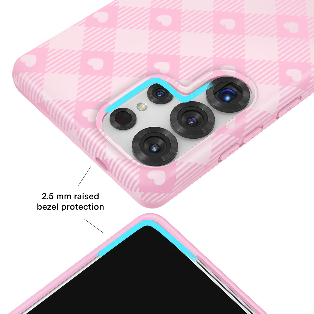 Dolly Pink Gingham Samsung Case - Image 12