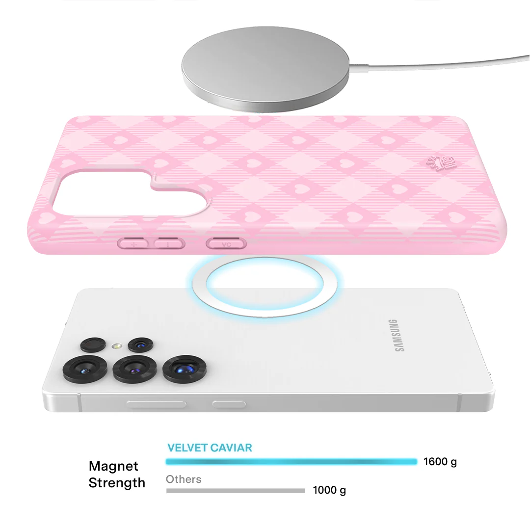 Dolly Pink Gingham Samsung Case - Image 13