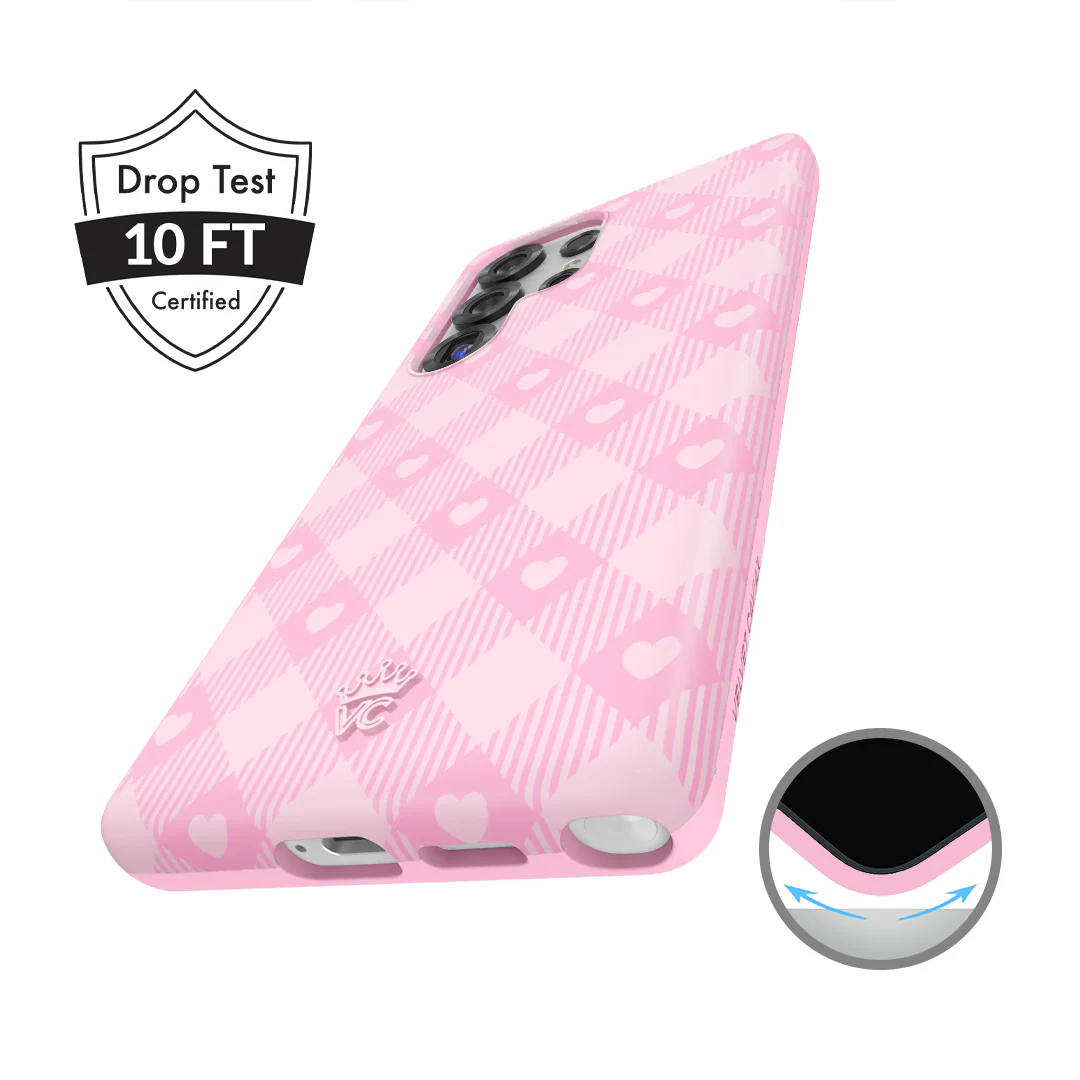 Dolly Pink Gingham Samsung Case - Image 14