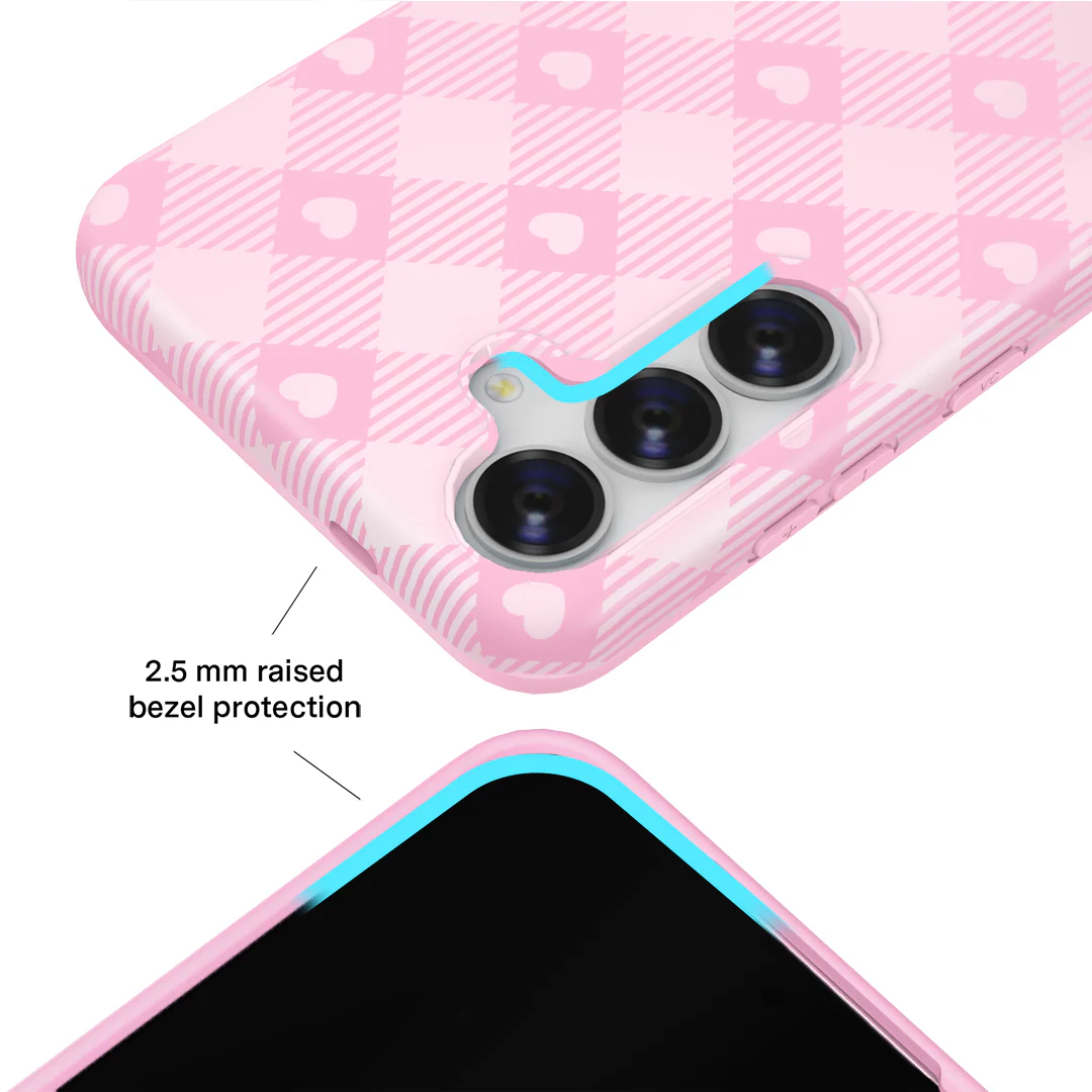 Dolly Pink Gingham Samsung Case - Image 17