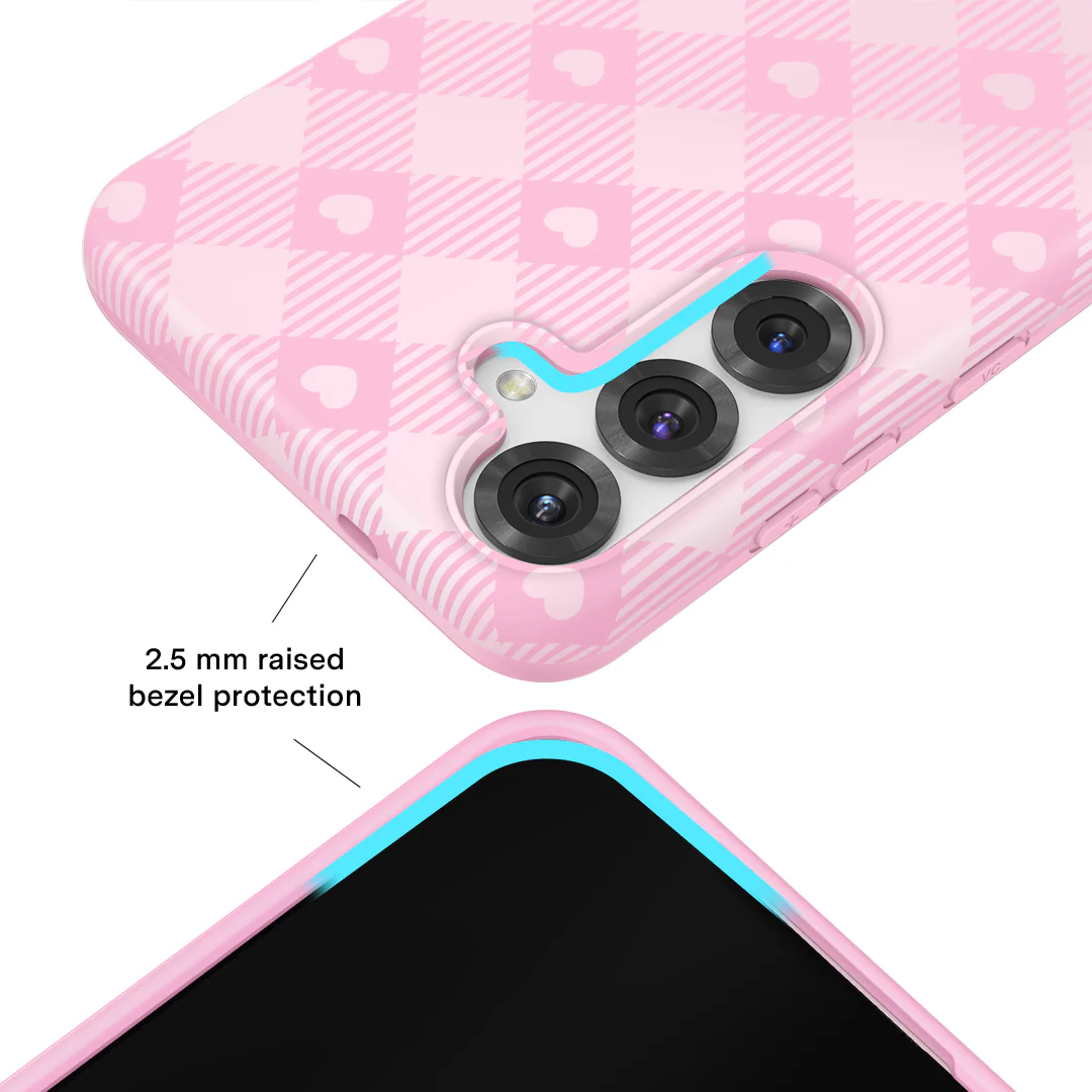 Dolly Pink Gingham Samsung Case - Image 2