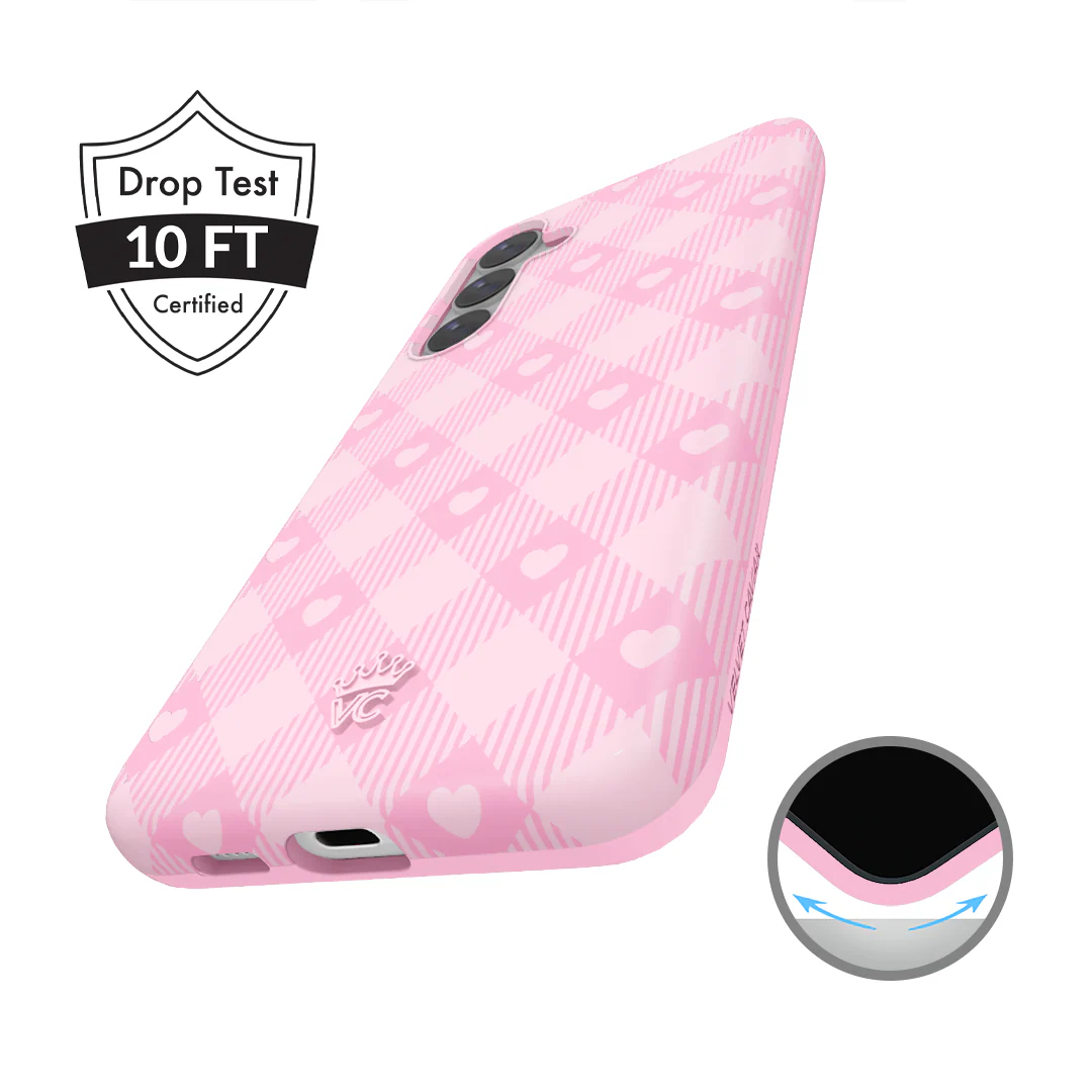 Dolly Pink Gingham Samsung Case - Image 24