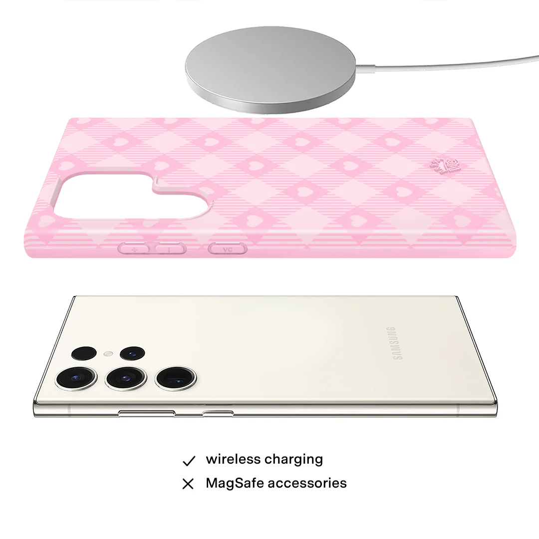 Dolly Pink Gingham Samsung Case - Image 28
