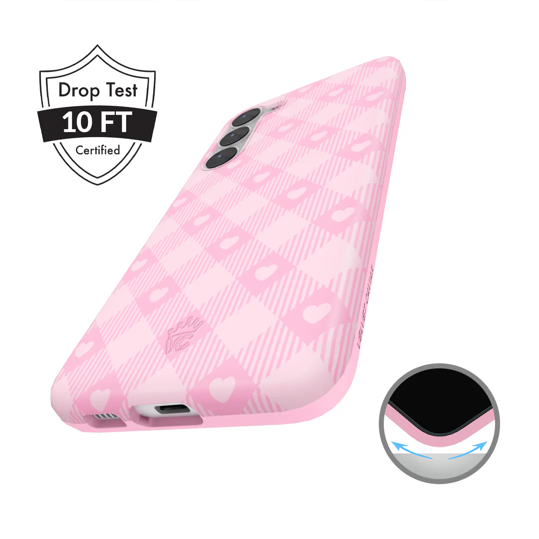Dolly Pink Gingham Samsung Case - Image 34