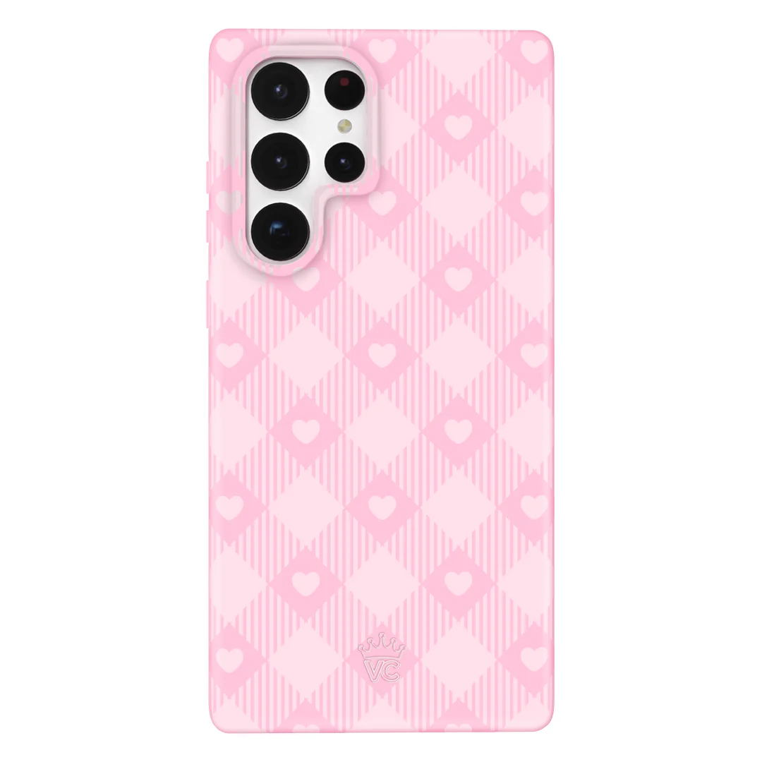 Dolly Pink Gingham Samsung Case - Image 41
