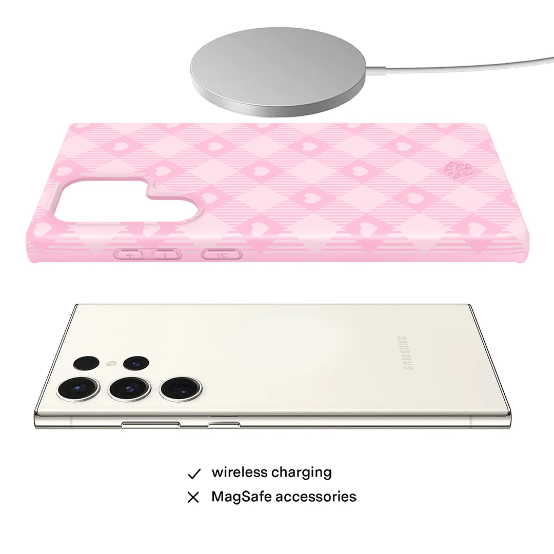 Dolly Pink Gingham Samsung Case - Image 43