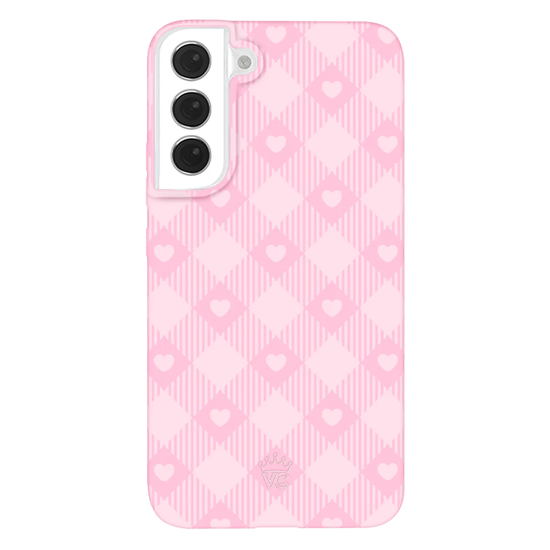 Dolly Pink Gingham Samsung Case - Image 46