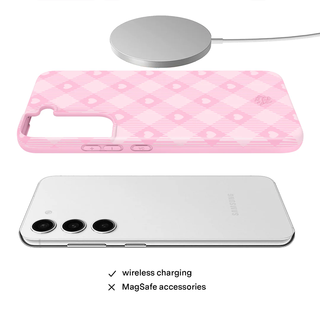 Dolly Pink Gingham Samsung Case - Image 48