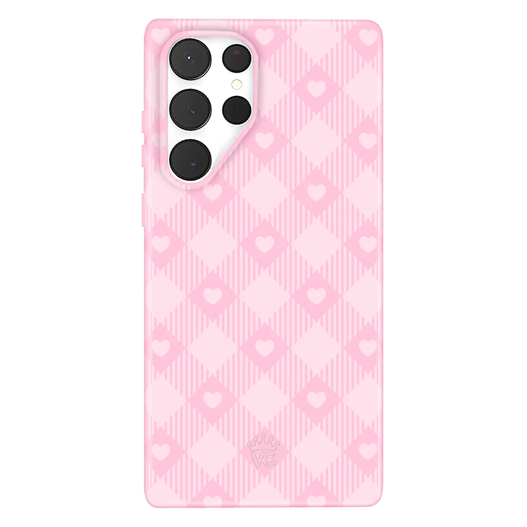 Dolly Pink Gingham Samsung Case - Image 56
