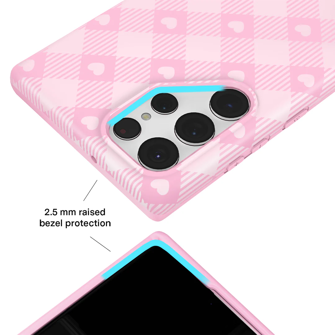 Dolly Pink Gingham Samsung Case - Image 57