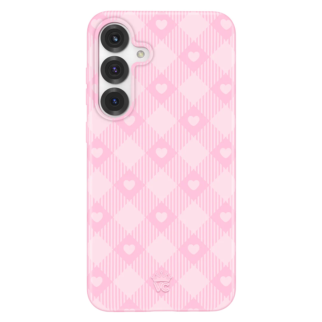 Dolly Pink Gingham Samsung Case - Image 6