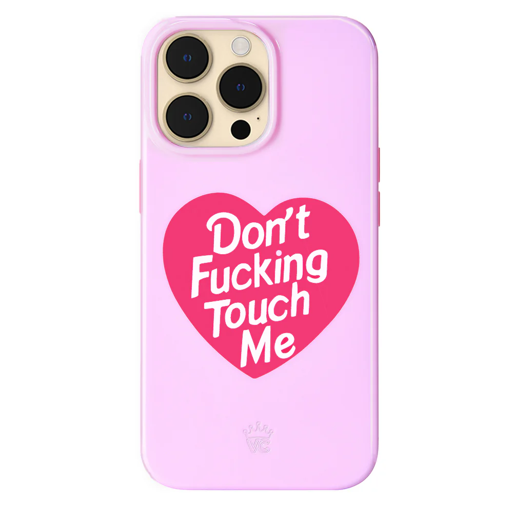 Don't F Touch Me iPhone Case - Image 114