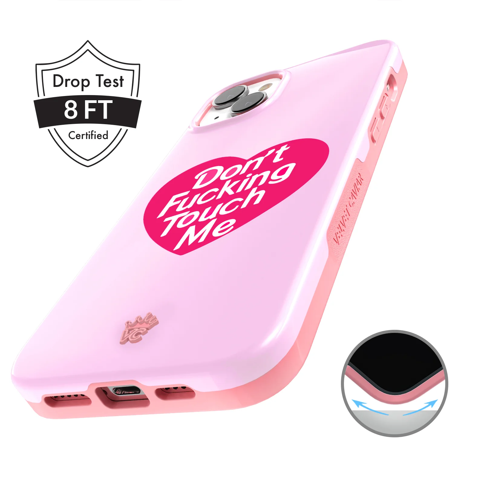 Don't F Touch Me iPhone Case - Image 127
