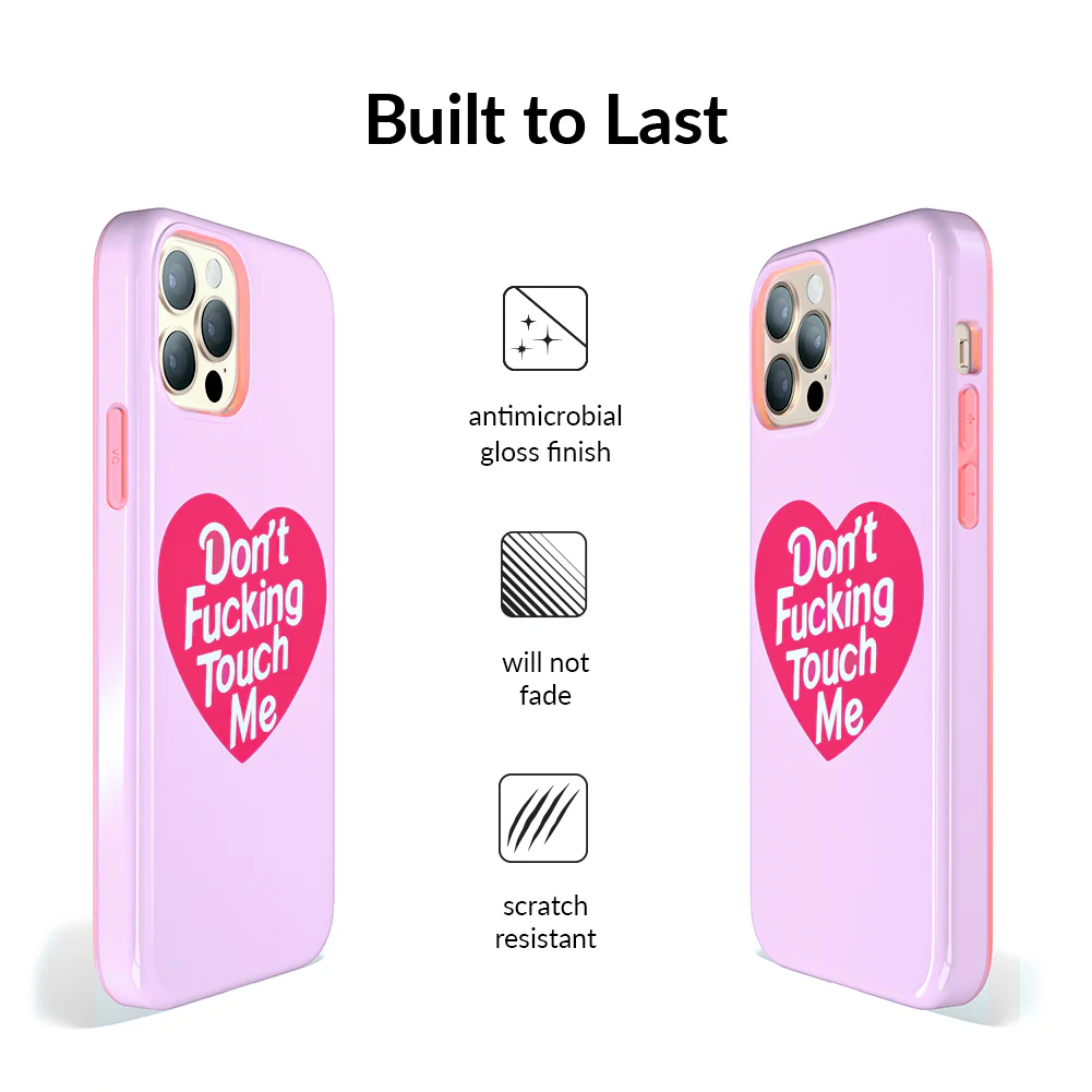 Don't F Touch Me iPhone Case - Image 61