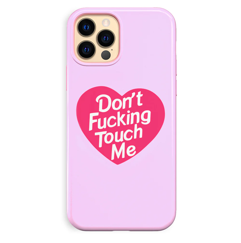 Don't F Touch Me iPhone Case - Image 63