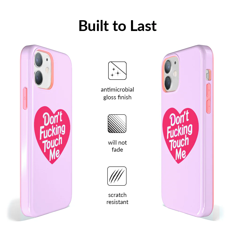 Don't F Touch Me iPhone Case - Image 76