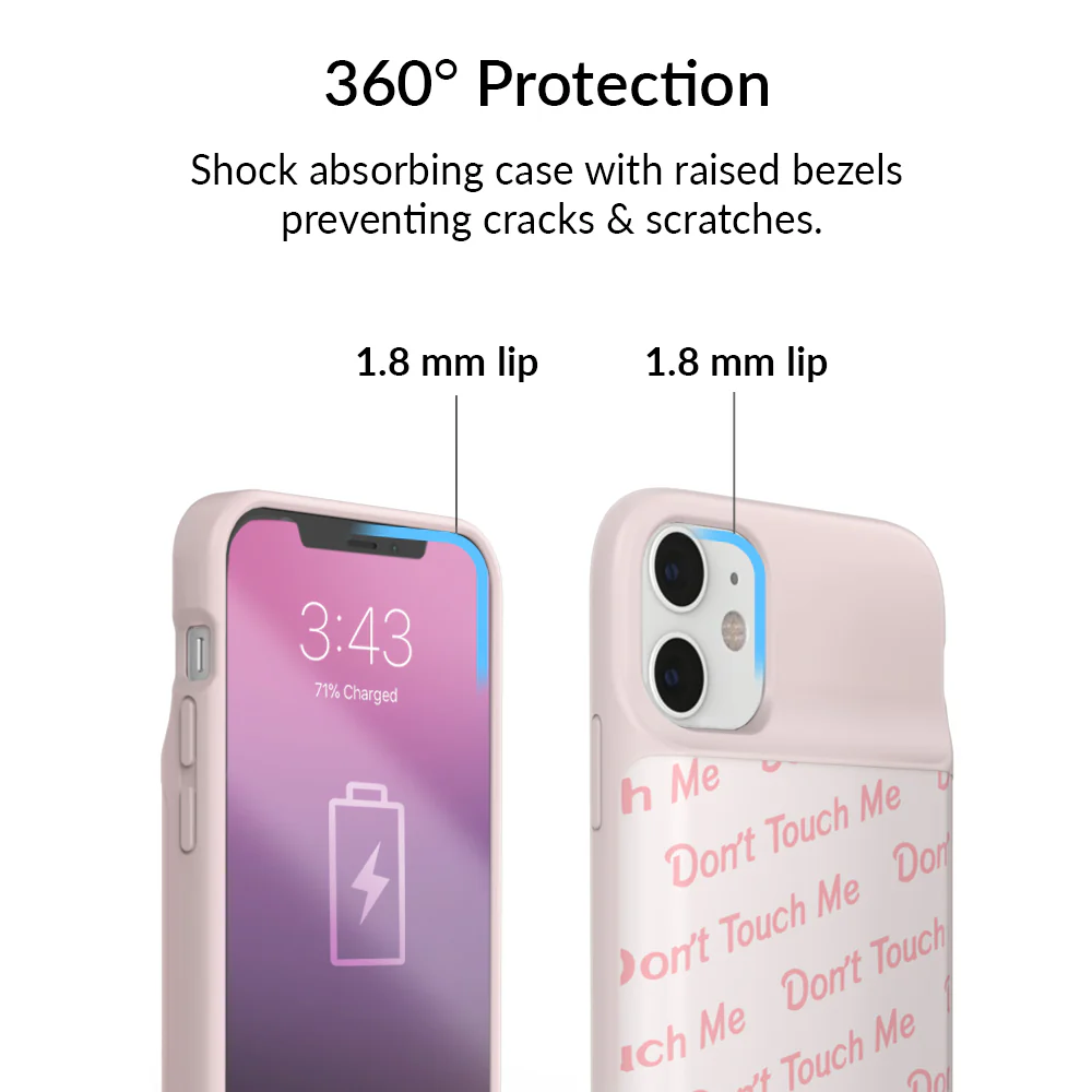 Don't Touch Me iPhone Charging Case - Image 28
