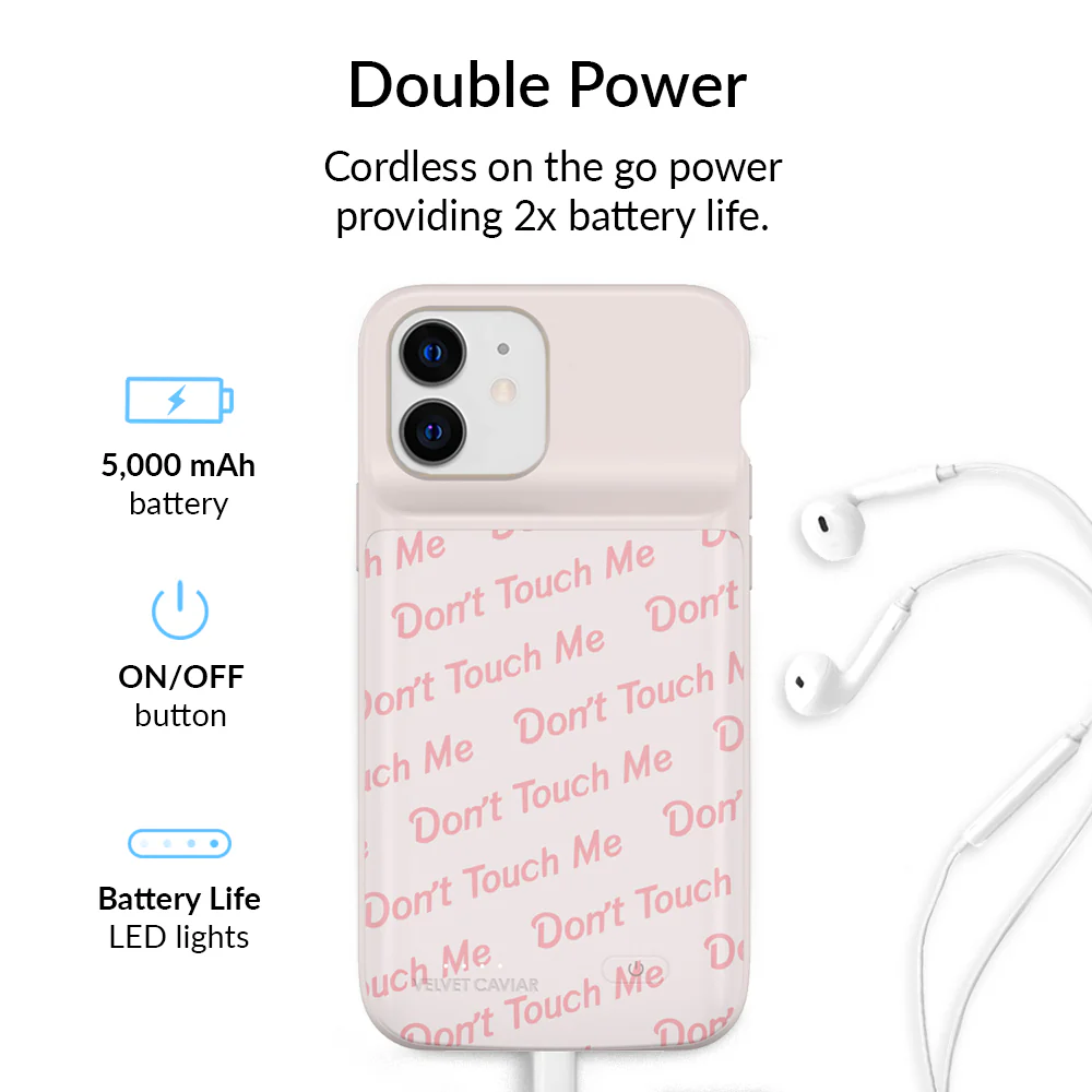 Don't Touch Me iPhone Charging Case - Image 32