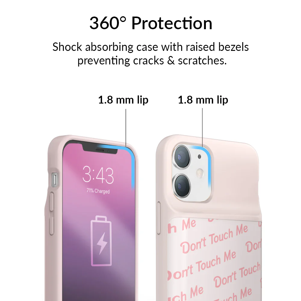 Don't Touch Me iPhone Charging Case - Image 34