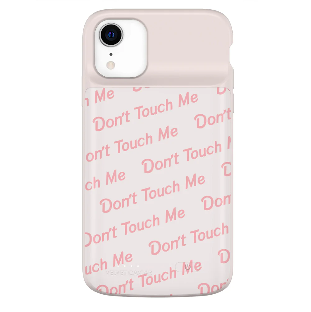 Don't Touch Me iPhone Charging Case - Image 49