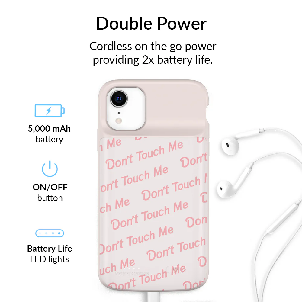 Don't Touch Me iPhone Charging Case - Image 50
