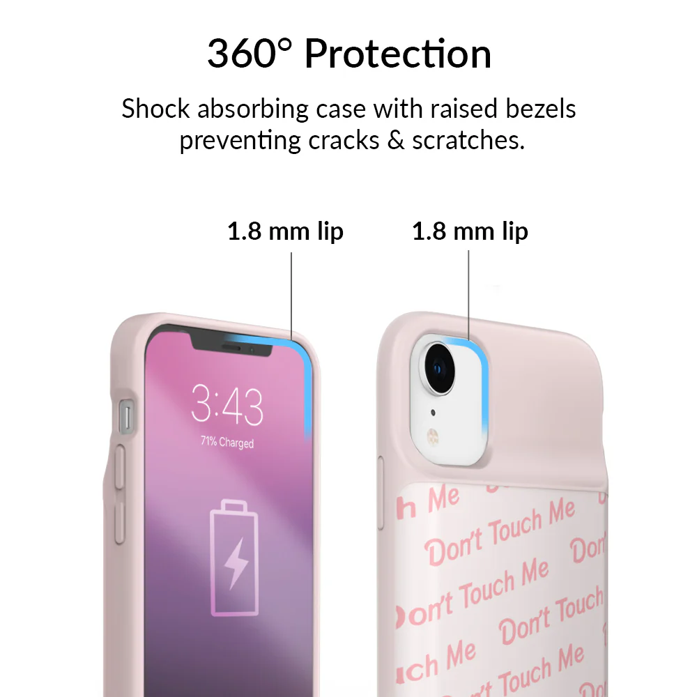 Don't Touch Me iPhone Charging Case - Image 52