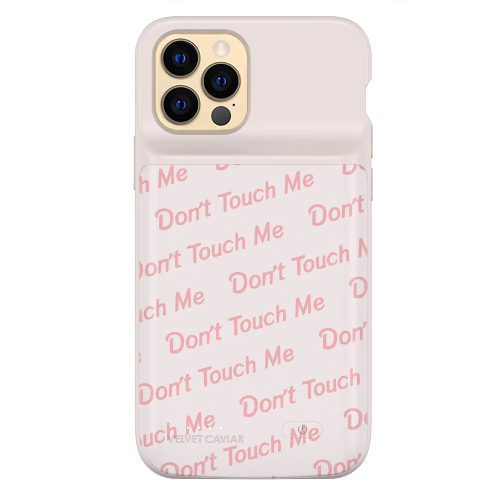 Don't Touch Me iPhone Charging Case - Image 61
