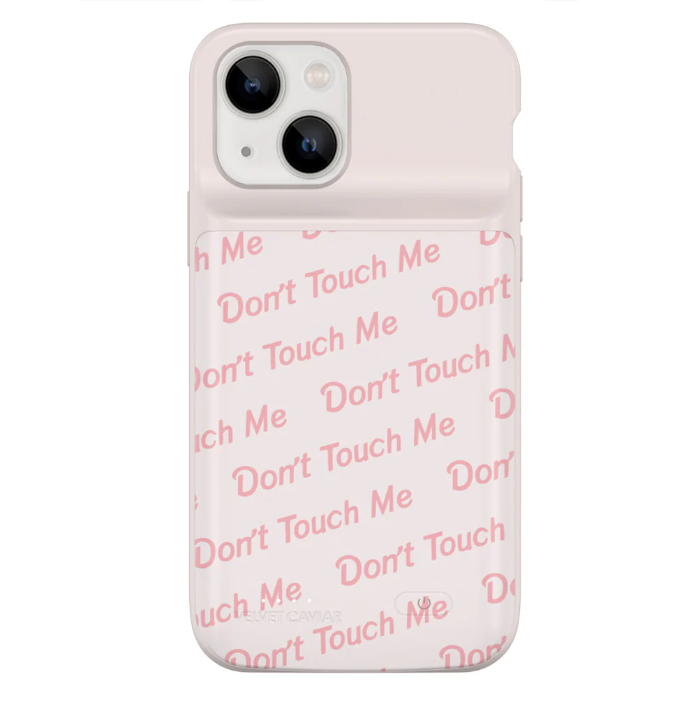 Don't Touch Me iPhone Charging Case - Image 67