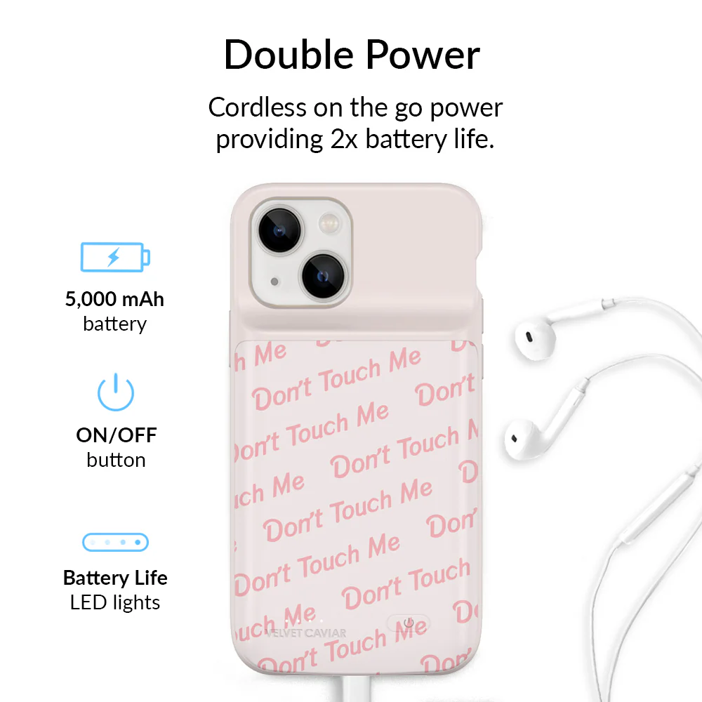 Don't Touch Me iPhone Charging Case - Image 68