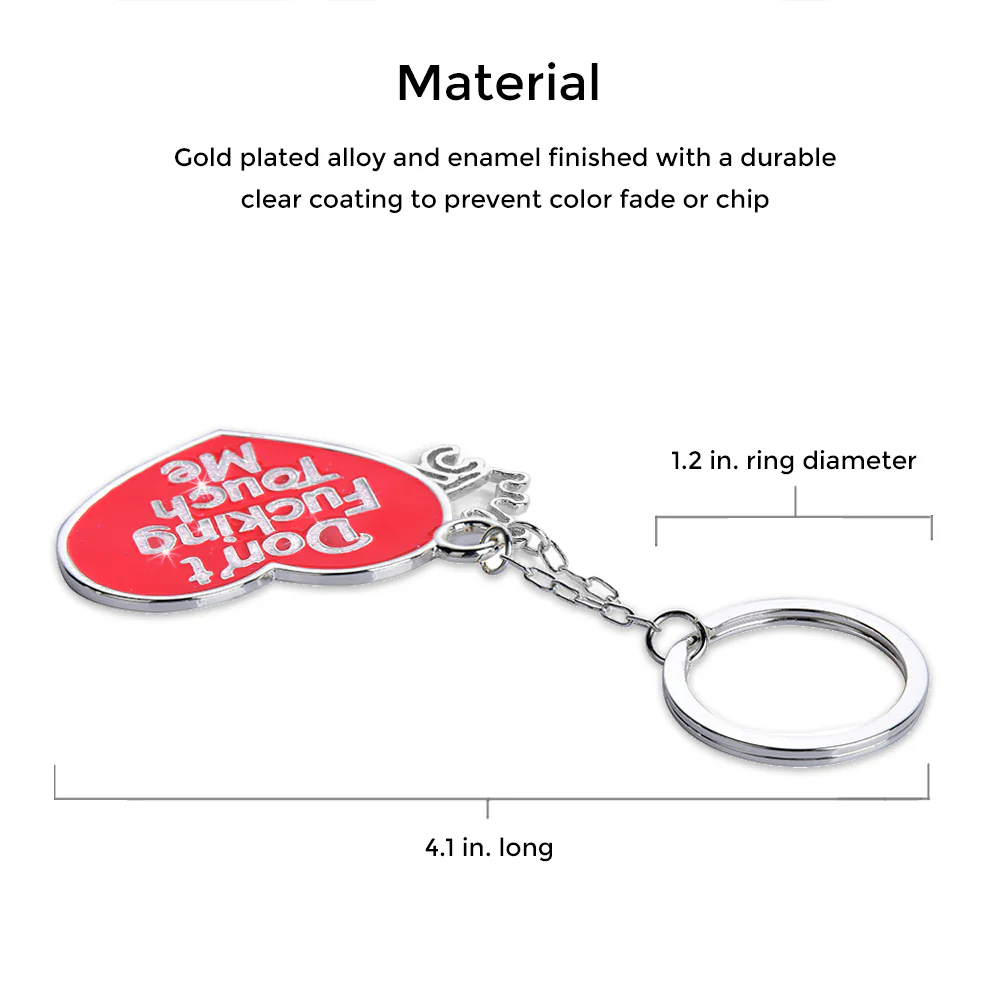 Don't Touch Me Keychain - Image 4