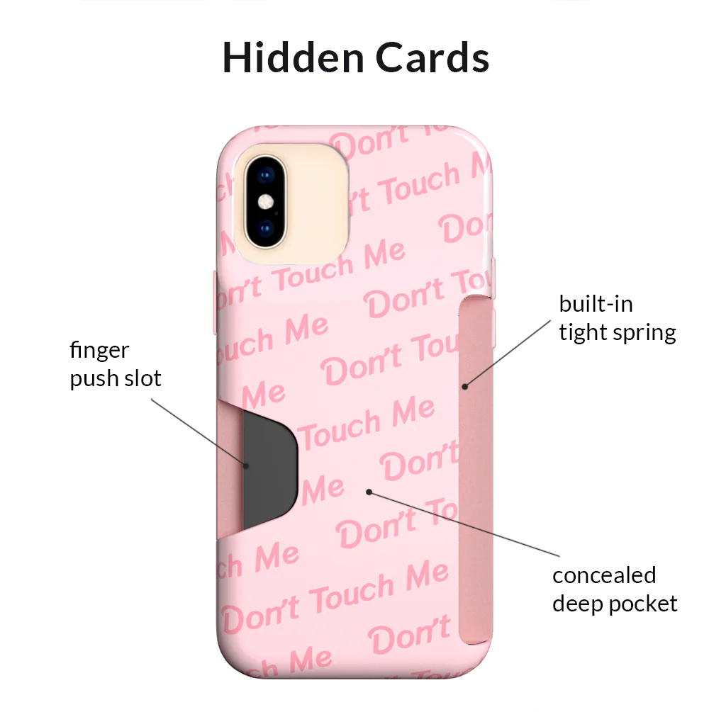 Don't Touch Me iPhone Wallet Case - Image 12