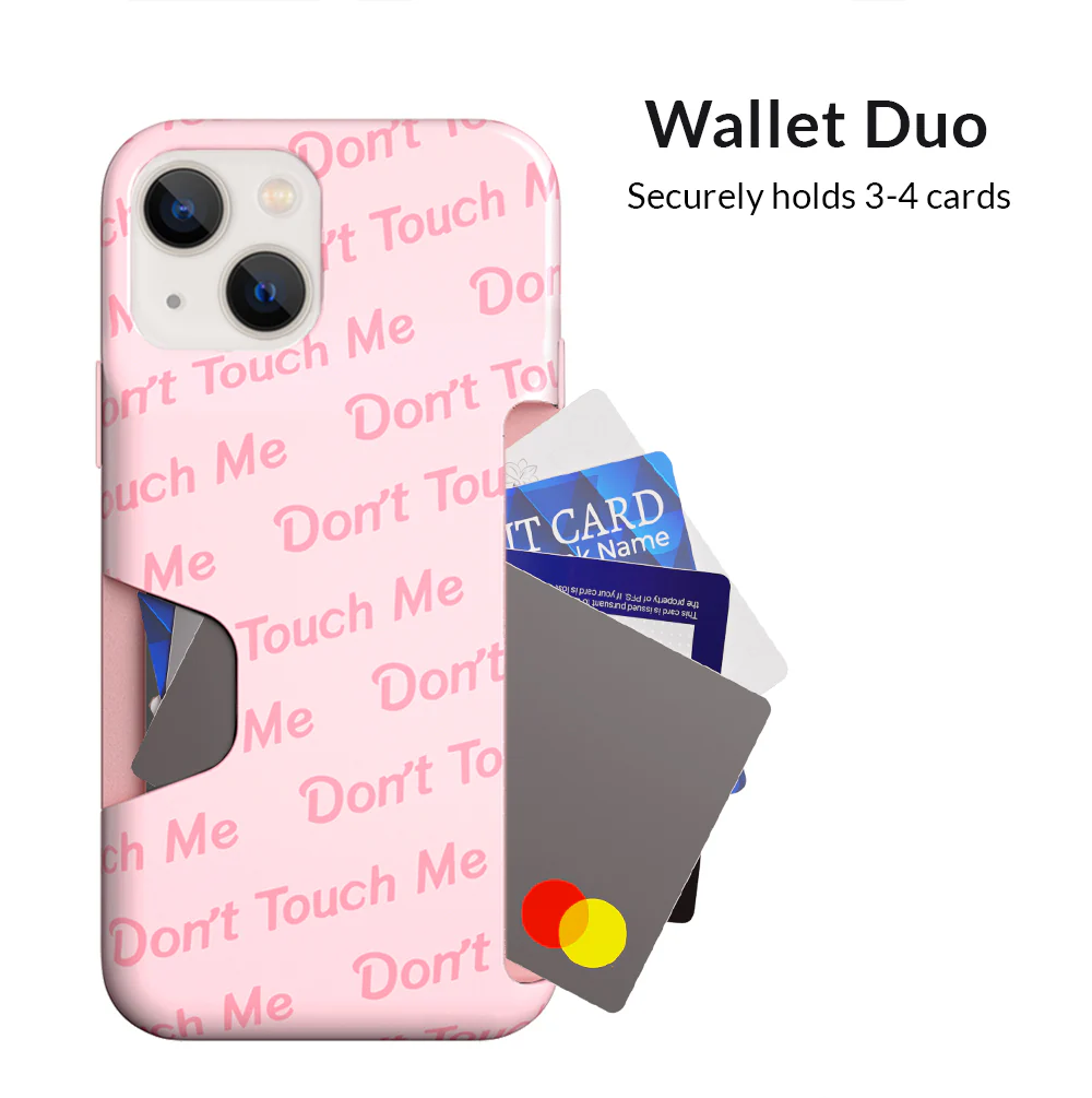 Don't Touch Me iPhone Wallet Case - Image 27